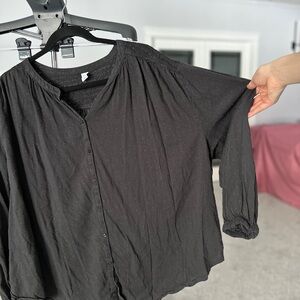 Old Navy Classic Black Women's Blouse